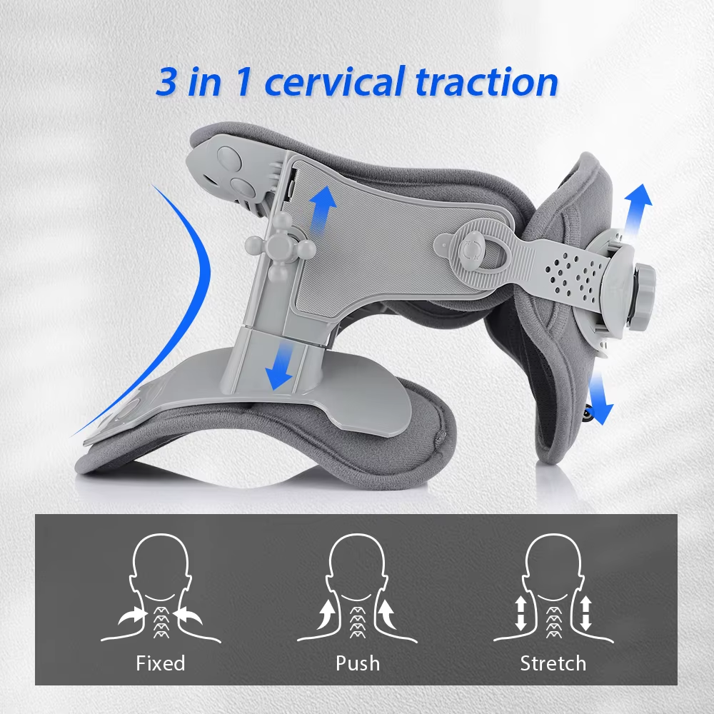Heated Cervical Neck Traction & Support Collar - Image 4
