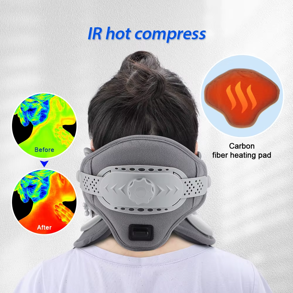 Heated Cervical Neck Traction & Support Collar - Image 3
