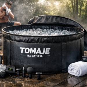 Tomaje 129 Gal XL Large Oval Ice Bath Tub for Athletes