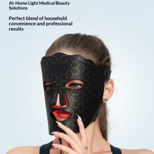 Smart 7-Color Silicone LED Face Mask - Professional Infrared Light Therapy for Skin Rejuvenation