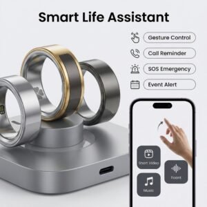 Smart Fitness Ring - Heart Rate, Blood Oxygen & Sleep Monitor